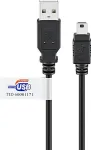 Goobay USB 2.0 USB-kabel 1.8m Sort