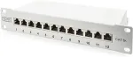 Digitus 10" patch panel DN-91612S-EA-G, 12-port, Cat.6a (gray, 1U, rack mount, shielded)
