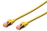 Digitus Patchkabel Cat6 S/FTP 2xRJ45 2.0m gelb Hebelschutz Polybeutel