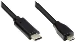 Alcasa Good Connections USB2.0 Kabel Micro B-C schw. 3m