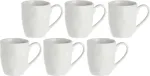 LA PORCELLANA BIANCA Set of 6 mugs 110 ml Porcellana Lunia