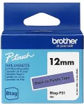 Brother BTAG-F31 label-making tape Black on purple