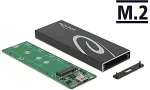 DELOCK Externes Geh&auml;use f&uuml;r M.2 SATA SSD mit USB Type-C&trade; Buchse