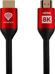 Genesis Kabelis HDMI Male - HDMI Male 3m 8K XBOX X / S Red 5901969437485