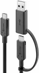 Alogic ELEMENTS SERIES USB-C TO USB-A ADAPTER 1.2M MALE-MALE 5A/