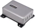 StarTech.com 4-Port Multi-Device USB-C Charger, 240W Total, Single Port 140W EPR, PD 3.1, Screw Locking Ports, Surface Mounting, Ideal for Boardrooms