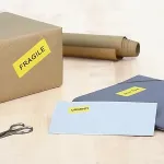 HERMA Special - Permanent self-adhesive matte paper labels - Gelb - 45,7 x 21,2 mm - 960 Etikett(en) (20 Bogen x 48) (4366)