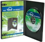 VALUE DVD Case Single, 14 mm, black 5 pcs.