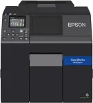 EPSON ColorWorks D6500 dye ink, cutter, disp., USB, Ethernet, black