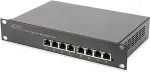 Digitus Switch 8-Port Gigabit 80W PoE Managed schwarz