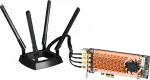 V&otilde;rgukaart Qnap QWA-AC2600 - Netzwerkadapter - PCIe 2.0 Low-Profile - 802.11ac