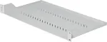 Triton 19" shelf A1 with perforation 550mm, max. 40kg black