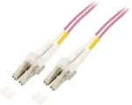 M-CAB 3M LWL JUMPER OM4 LC-LC 50/125 LSZH DUPLEX VIOLET