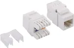 Logilink Keystone RJ45 Buchse Cat.6 UTP 180&deg; Punch down, white