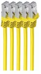 Shiverpeaks RJ45 Patchkabel S/FTP, Cat7 VE5, 5m gelb