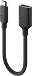 Alogic ELEMENTS PRO USB-C TO USB-A - MALE TO FEMALE BLACK