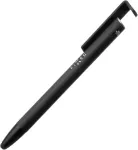 Hiir FIXED | Pen With Stylus and Stand | 3 in 1 | Pencil | Stylus for capacitive displays; Stand for phones and tablets | Black