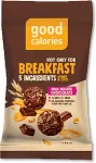 GOOD CALORIES R&ouml;stitud kaera suupiste tumedas Belgia &scaron;okolaadis, 40g, 3 tk