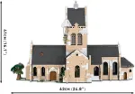 Cobi Klocki Blocks Church in Sainte-Mere-Eglise
