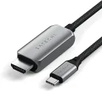 SATECHI USB-C to HDMI 2.1 8K Kabel, L&auml;nge: 1,96m Verf&uuml;gt &uuml;ber einen HDMI 2.1- sowie einen USB-C-Anschluss