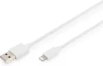 Digitus USB Kabel 2.0 A St. -> Lightning St., MFI 2M wei&szlig;