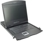 Digitus Professional DS-72211 - KVM-Konsole - 48,3 cm (19) - Rack - einbauf&auml;hig - 1366 x 768 - 1000:1 - Schwarz, RAL 9005 - 1U (DS-72211)