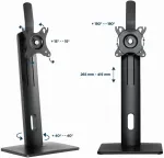 GEMBIRD Monitor desk stand height adjustable 17-32 inch 7kg