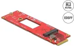 Delock Konverter EDSFF E1.S zu M.2 Key M Slot NVMe