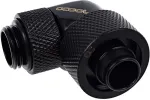 Alphacool Eiszapfen 90&deg; hose fitting 1/4" on 16/10mm, black - 17236