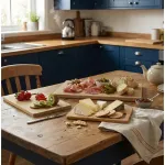Russell Hobbs RH04065 Element Bamboo 3 Piece Chopping Board Set