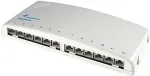 Teleg&auml;rtner Modular Patch Verteiler Kat.6A(tief), 12 x RJ45 Mini-Verteiler MPD12-HS K, 12 x RJ45 10/100/1000BaseT Ports, - 1 St&uuml;ck (J02022A0052)
