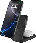 Belkin UltraCharge 25W Qi2 magn. 2-in-1 fold.charg.blk.WIZ038kqBK