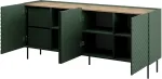 Cama MEBLE 4D2SZ ONDA chest of drawers 200x45xH85 green