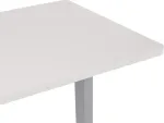 Home4you T&ouml;&ouml;laud ERGO 1 mootoriga 140x70xH71-121cm, valge/h&otilde;behall