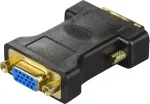 DELTACO DVI-A - VGA adapter 1920x1200 60Hz, black / DVI-4-K / R00120001