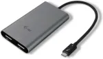I-tec Dual Display Port Video Adapter - Externer Videoadapter - Thunderbolt 3 - 2 x DisplayPort