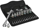 WERA 8100 SA 8 Zyklop Metal Ratchet Set