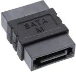 INLINE - Serial ATA-Adapter - Serial ATA, 7-polig (W) - Serial ATA, 7-polig (W) - Schwarz (27700A)