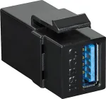 Logilink Keystone Verbinder USB 3.0-A F/F. black