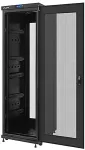 LANBERG | Rack cabinet 19" free-standing 37U/600x800 (flat pack) with mesh door, LCD | FF01-6837-23BL | Black