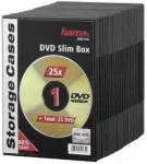 Toorikud HAMA Slim DVD Jewel Case pack of 25, black 51182