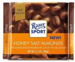 Ritter Sport Piima&scaron;okolaad tervete mandlitega, mee ja soolaga 100gr, 2 tk