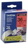 Brother - Glanzband - schwarz auf rot - Rolle (3,6 cm x 8 m) - 1 Rolle(n) - f&uuml;r P-Touch PT-1250, 1400, 1600, 1650, 3600, 550, 9200, 9400, 9500, 9600, 9700, 9800 (TZ-461)