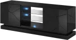 Cama MEBLE Cama TV cabinet QIU 160 MDF black gloss/black gloss