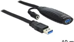 DELOCK - USB-Verl&auml;ngerungskabel - USB3.0, Typ A (W) - USB3.0, Typ A (M) - 10,0m - Schwarz (83415)