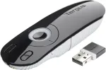 Targus Laser Presentation Remote, 2.4, AAA, USB, Black,Grey, 12.06 x 3.81 x 2.54, RoHS