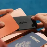 No name Chipolo POP & CARD Personal Finder smart card Black