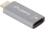 LANBERG HDMI(M)-Displayport(F)4K adapter silver