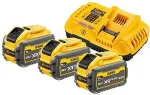 DeWALT DCB118X3-QW 3x 54V Battery Starter Set