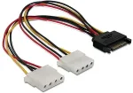 DeLOCK SATA Power Adapt. 15p>2x4p